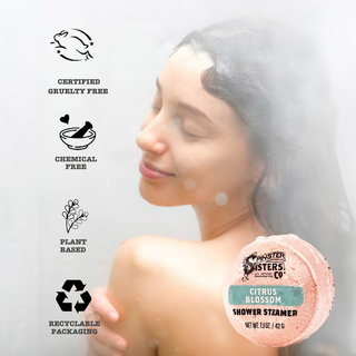Citrus Blossom Essential Oil Shower Steamer: Uplifting Aroma