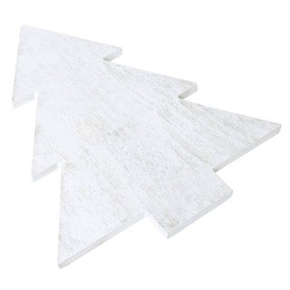 White Christmas Tree Wood Board