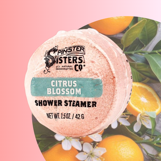 Citrus Blossom Essential Oil Shower Steamer: Uplifting Aroma