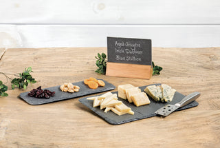 RECT SLATE CHEESE PLATE