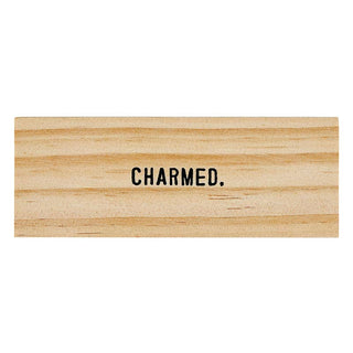 Wine Charms in Wood Box - Charmed - Set of 6