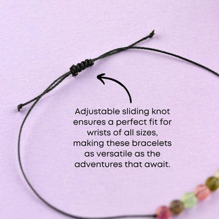 Black Onyx Hummingbird Adjustable Bracelet for Stress Relief