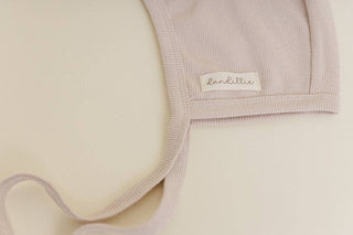 Sand Mini Ribbed Bonnet