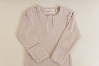 Sand Mini Ribbed Gown