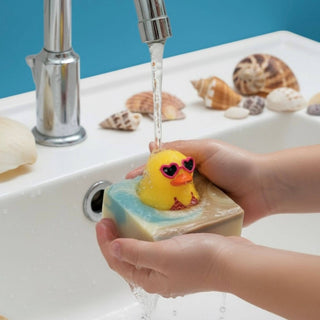 Summer Surf's Up Duckling Handmade Soap Bar for Kids VEGAN
