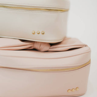 Blush Madelyn Bow Makeup Bag