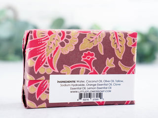 Orange Clove Handmade Fall Soap