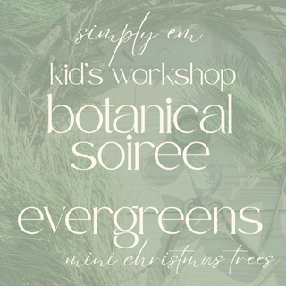 {Kid's Workshop} Tabletop Christmas Trees