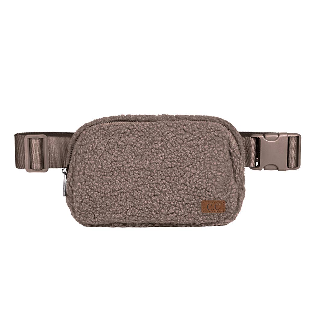 Fleece Small Sherpa Fanny Pack – Simply Em Productions LLC Fleece Small Sherpa Fanny Pack – Simply Em Productions LLC