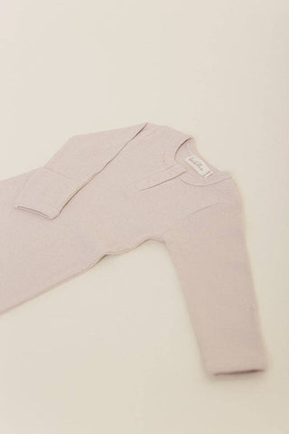 Sand Mini Ribbed Gown