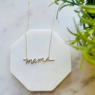 Silver Mama Necklace