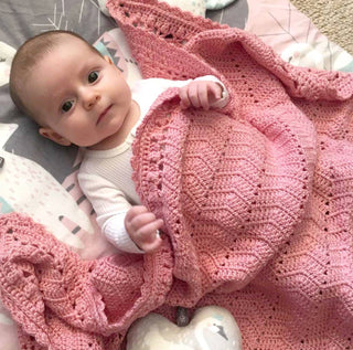 Handmade | Artisan Crocheted | Baby Blanket
