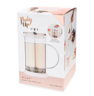 Riley™ Glass Tea Press Pot by Pinky Up