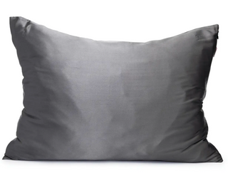 Kitsch Charcoal Satin Pillow Case