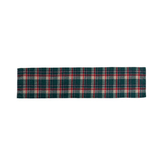 72"L x 13"W Fabric Flannel Table Runner, Multi Color Plaid